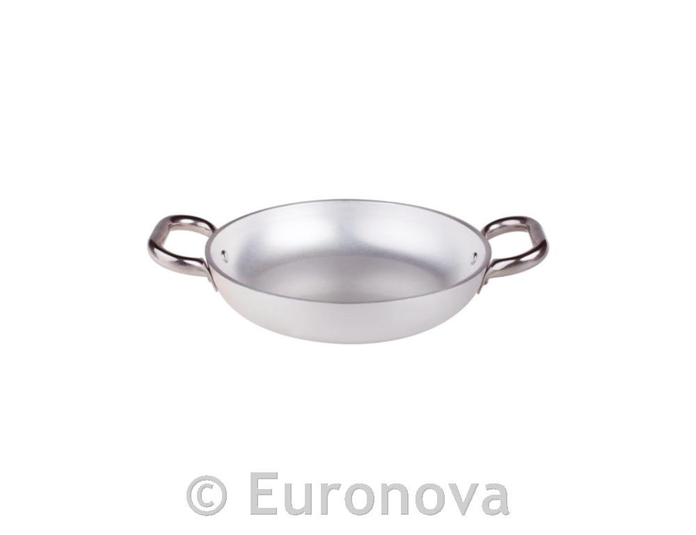 Nizka ponev aluminij / 20cm / 3mm / dva ročaja