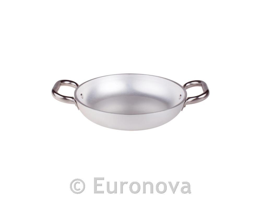 Nizka ponev aluminij / 24cm / 3mm / dva ročaja