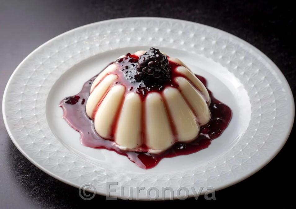 Silikonski model pAnna cotta / 6 vtisov / 79x37mm