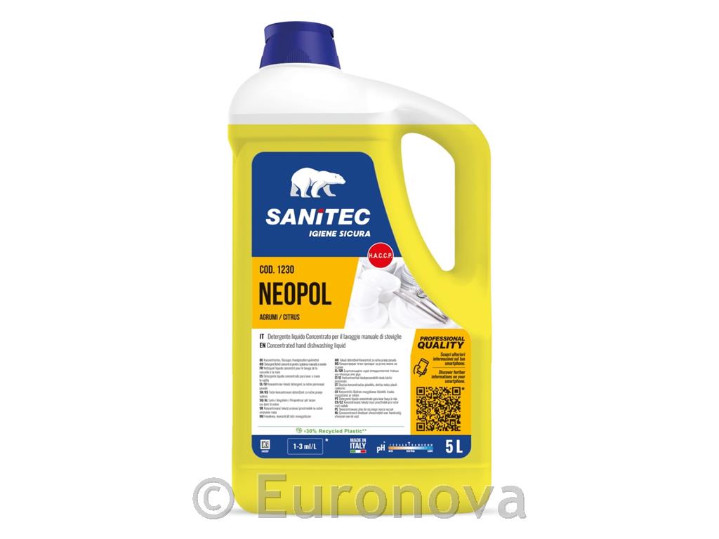 Detergent za ročno pomivanje posode Neopol / 5L