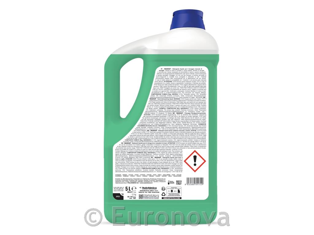 Detergent za ročno pomivanje posode Washup / 5L