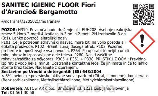 Čistilo za tla Igienic Floor cvetovi pomarančevca / 1L