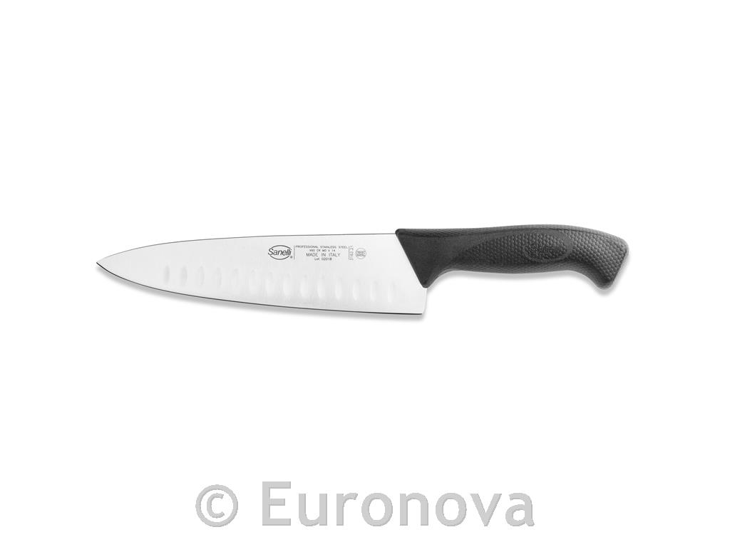 Kuhinjski nož / 21cm / rebrast / Skin