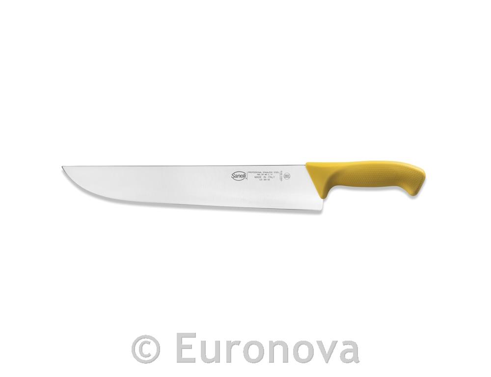 Mesarski nož / 33cm / rumen / Skin