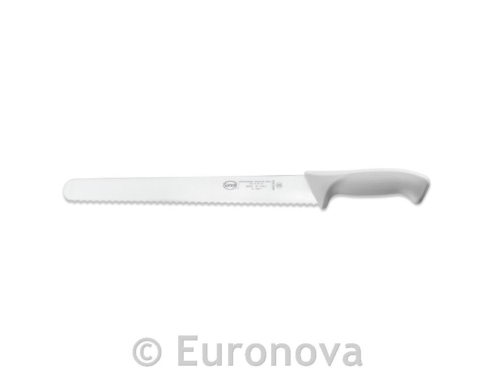 Nož za kruh in pecivo / 32cm / bel / Skin