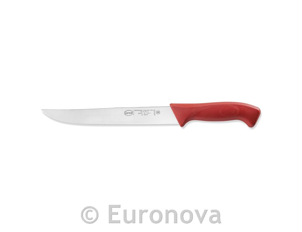Nož za pečeno meso / 24cm / rdeč / Skin