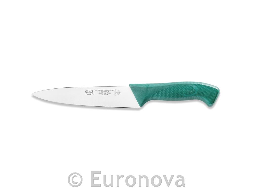 Kuhinjski nož / 18cm / zelen / Skin
