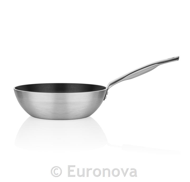 Wok aluminij / 24cm / 3,5mm / s premazom / 2,54L