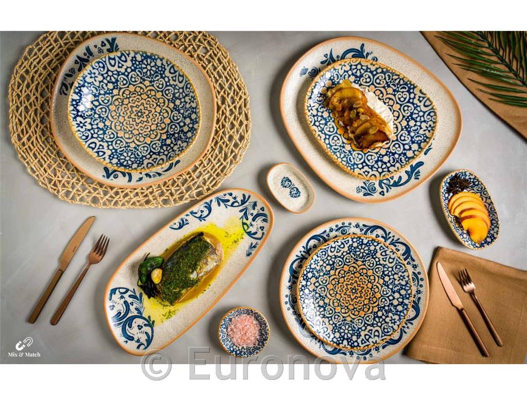 Alhambra plitki krožnik Gourmet / 25cm / 12kos